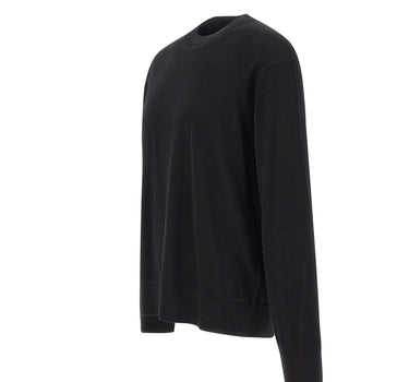LANEUS Maglia in lana merino BLACK Uomo 