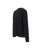LANEUS Maglia in lana merino BLACK Uomo 