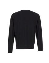 LANEUS Maglia in lana merino BLACK Uomo 