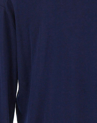 LANEUS Maglia in lana merino BLUE Uomo 