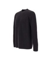 LANEUS Maglia in misto alpaca BLACK Uomo 