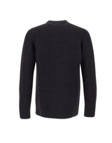 LANEUS Maglia in misto alpaca BLACK Uomo 