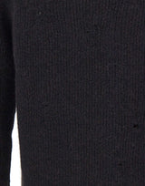 LANEUS Maglia in misto alpaca BLACK Uomo 