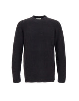 LANEUS Maglia in misto alpaca BLACK Uomo 