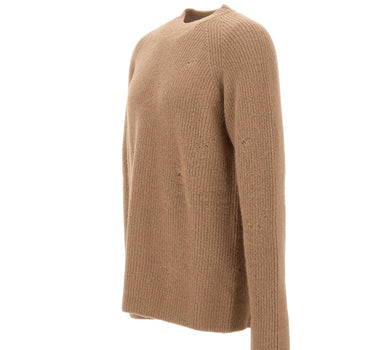 LANEUS Maglia in misto alpaca BROWN Uomo 