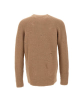 LANEUS Maglia in misto alpaca BROWN Uomo 