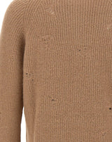LANEUS Maglia in misto alpaca BROWN Uomo 