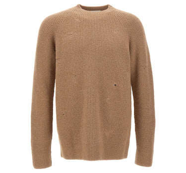 LANEUS Maglia in misto alpaca BROWN Uomo 