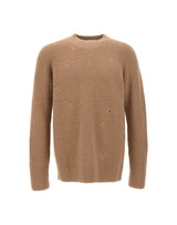 LANEUS Maglia in misto alpaca BROWN Uomo 
