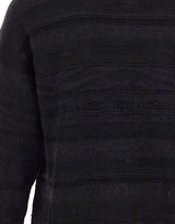 LANEUS Maglia in misto lana BLACK Uomo 