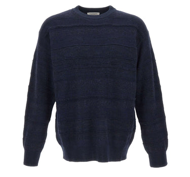LANEUS Maglia in misto lana BLUE Uomo 