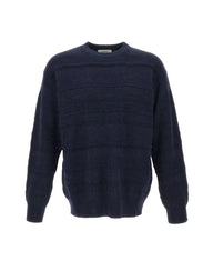 LANEUS Maglia in misto lana BLUE Uomo 
