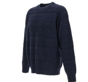LANEUS Maglia in misto lana BLUE Uomo 