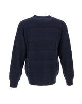 LANEUS Maglia in misto lana BLUE Uomo 