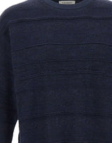 LANEUS Maglia in misto lana BLUE Uomo 