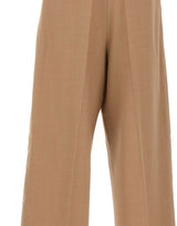 LANEUS Pantaloni in lana a gamba larga BROWN Uomo 