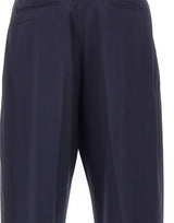 LANEUS Pantaloni in lana vergine BLUE Uomo 