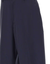 LANEUS Pantaloni in lana vergine BLUE Uomo 