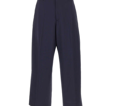 LANEUS Pantaloni in lana vergine BLUE Uomo 