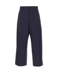 LANEUS Pantaloni in lana vergine BLUE Uomo 