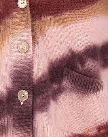 LANEUS Cardigan in lana vergine e cashmere MULTICOLOR Donna 