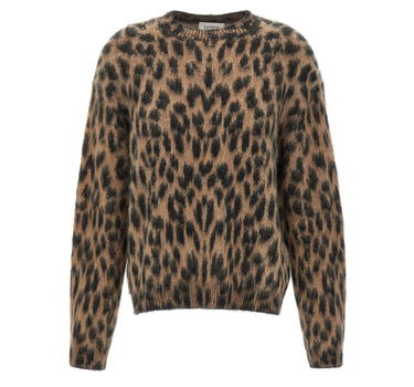 LANEUS Maglia animalier in misto alpaca MULTICOLOR Donna 