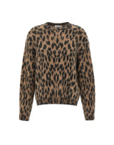 LANEUS Maglia animalier in misto alpaca MULTICOLOR Donna 