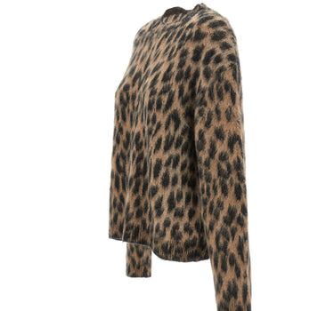 LANEUS Maglia animalier in misto alpaca MULTICOLOR Donna 