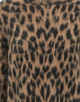 LANEUS Maglia animalier in misto alpaca MULTICOLOR Donna 