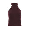 LANEUS Top in cashmere e seta RED Donna 