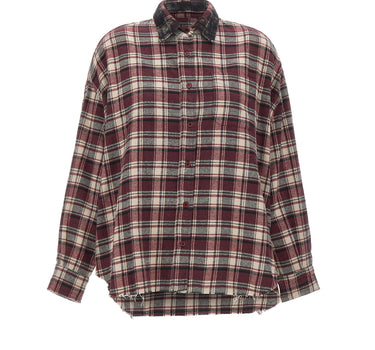 LANEUS Camicia in flanella di misto cotone MULTICOLOR Donna 