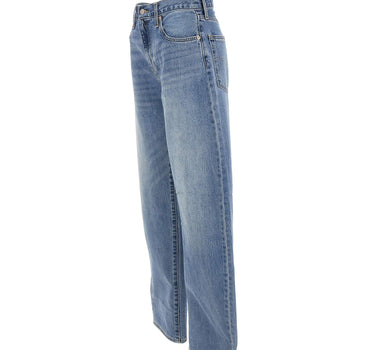 LEVI'S Jeans "Drop Barrel" Light Blue Donna 