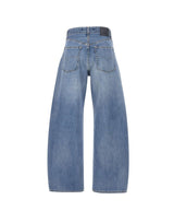 LEVI'S Jeans "Drop Barrel" Light Blue Donna 
