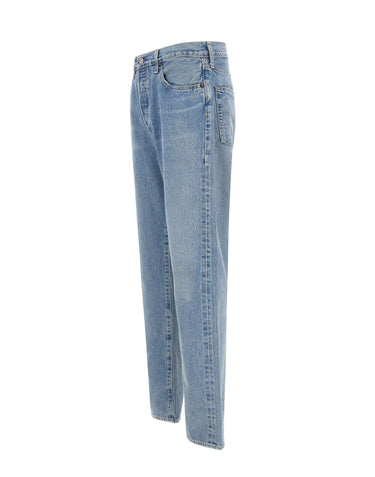 LEVI'S Jeans "1980''s 501" Light Blue Uomo 