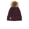 LIU-JO Cappello in maglia con pompon PURPLE Donna 