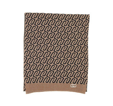 LIU-JO Sciarpa con logo jacquard MULTICOLOR Donna 