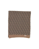 LIU-JO Sciarpa con logo jacquard MULTICOLOR Donna 