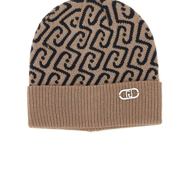 LIU-JO Berretto con logo jacquard MULTICOLOR Donna 