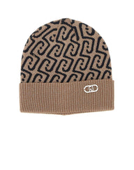 LIU-JO Berretto con logo jacquard MULTICOLOR Donna 