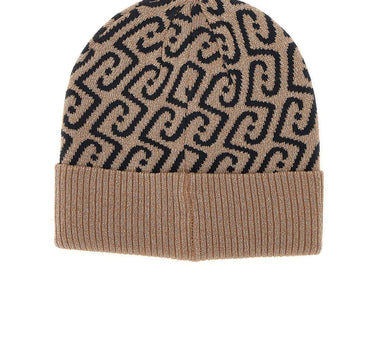 LIU-JO Berretto con logo jacquard MULTICOLOR Donna 