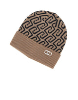LIU-JO Berretto con logo jacquard MULTICOLOR Donna 