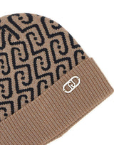 LIU-JO Berretto con logo jacquard MULTICOLOR Donna 