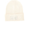 LIU-JO Berretto con logo di strass WHITE Donna 