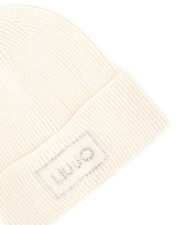 LIU-JO Berretto con logo di strass WHITE Donna 