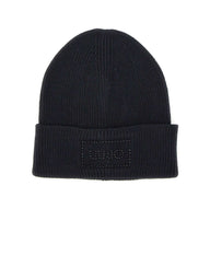 LIU-JO Berretto con logo di strass BLACK Donna 