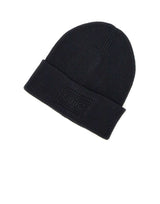 LIU-JO Berretto con logo di strass BLACK Donna 