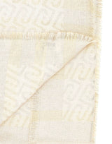 LIU-JO Stola con monogram jacquard GOLD Donna 