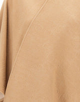 LIU-JO Poncho con logo embossed BROWN Donna 
