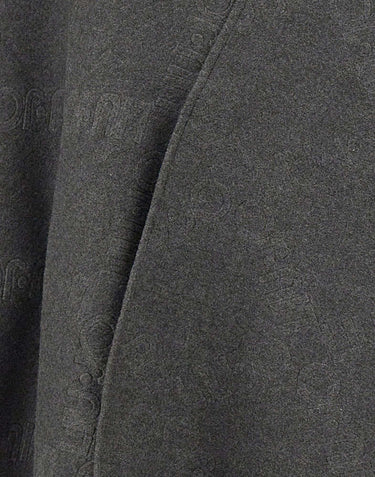 LIU-JO Poncho con logo embossed GREY Donna 