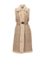 LIU-JO Smanicato in eco montone BEIGE Donna 